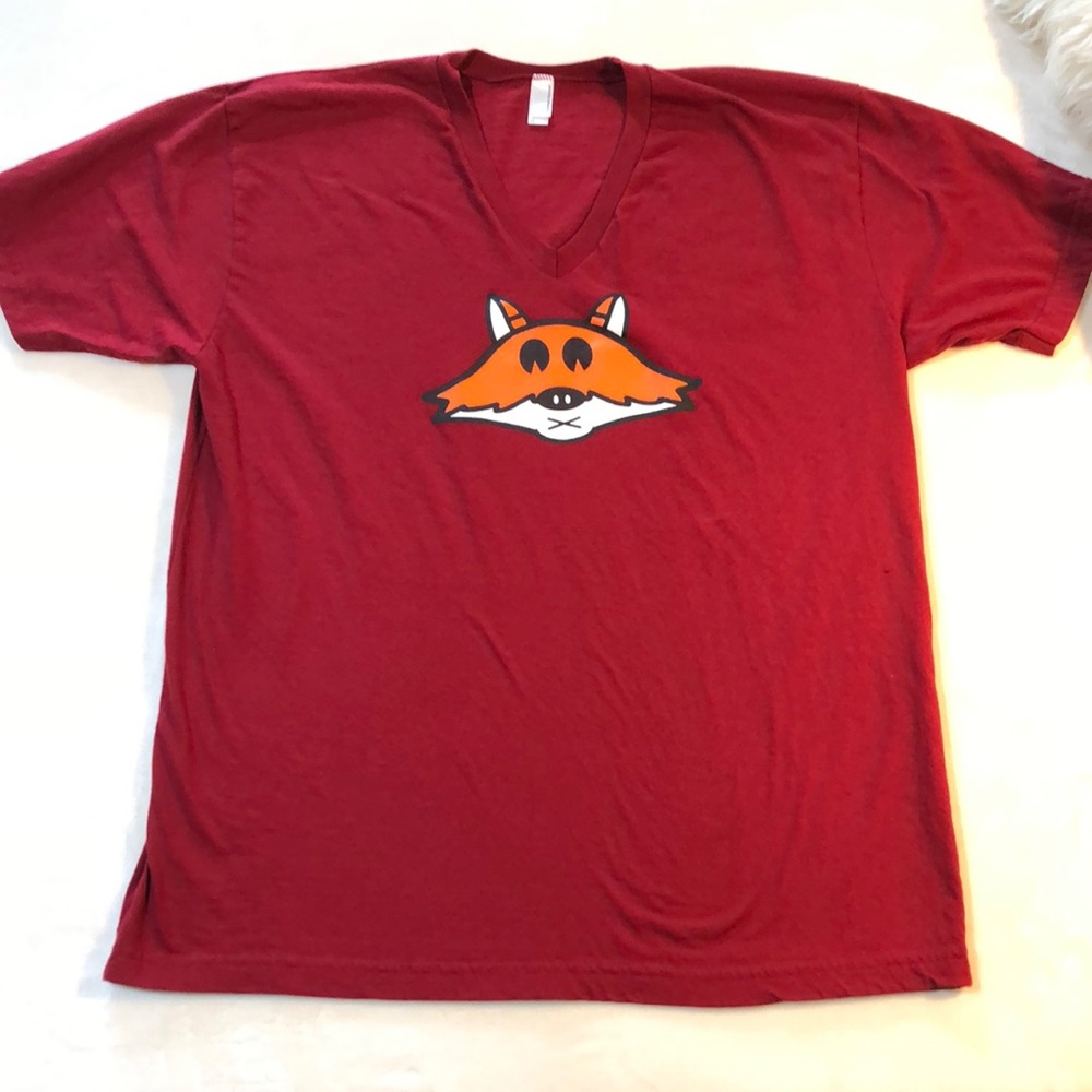 American Apparel Womens Fox Tee Shirt NWOT